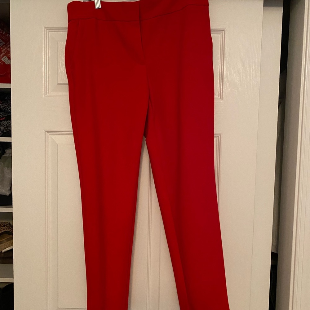Red Loft Pants